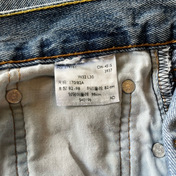 LEVI’S Distressed 505 Jeans - Picture 3 of 6